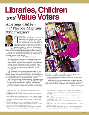 first page of article in new jersey family magazine 2007.